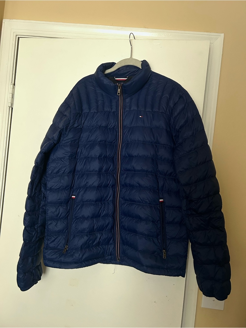 Tommy Hilfiger Navy Packable Puffer Jacket